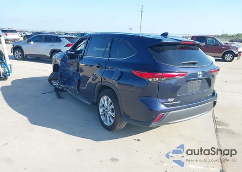 2021 Toyota Highlander Hybrid Limited из США, поврежденный, VIN 5TDYARAH0MS507749